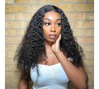 Peluca de cabello humano 4x4 HD Lace Front Wig Human Hair Pre Plucked Water Wear and Go Glueless Human Hair Wigs For Black Women 16Pulgadas