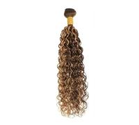 Peluca de cabello humano con ondas al agua de 14-30 pulgadas, extensión P4/27, tejido brasileño, densidad 180 for mujeres Easy Installation and Removal(22inch)