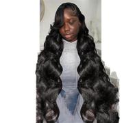 Peluca De Cabello Humano De Alta Densidad 13X6 HD Transparente Pelucas Delanteras De Encaje Onda Del Cuerpo 5X5 Encaje Sin Pegamento 180/200 Densidad 180% 18Inch#13X6 Lace Wig