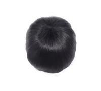 Peluca de cabello humano for hombre, con encaje frontal, de piel sintética fina, sistema de reemplazo capilar.(6x9)
