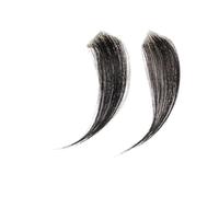 Peluca de cabello humano negro natural de 6 pulgadas for hombre, con línea frontal de cabello, de PU, for la pérdida del cabello, extensión invisible. Hair Pieces Replacement(3x3x4 cm)