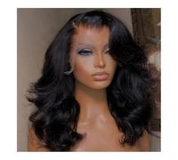 Peluca de cabello humano premium, Peluca Frontal de encaje transparente 13x6, pelucas de cabello humano brasileño, cabello Remy virgen, peluca con cierre de encaje 13x6, densidad del 180%, Aspecto na