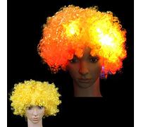 Peluca De Cabeza De ExplosióN Luminosa Led, Disfraces De Halloween Cosplay Pelucas Fun Party Props Supplies-Yellow