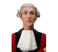 Peluca de Calidad Hombre Teatro Barroco Lord Noble Gris F2588