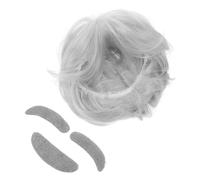 Peluca de Científico con Bigote Y Cejas Peluca de Anciano para Adultos para Cosplay