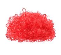 peluca de color poncho accesorios peluca color de fiesta s halloween disfraz bufon divertida de rendimiento Alambre de alta temperatura rojo VALICLUD