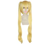 Peluca de cosplay, Blend S Kaho Hinata Cosplay Wig,Long Ponytails Golden Blonde Wig,with Free Wig Cap,Halloween Costume Cosplay,for Christmas Carnival Party, OneSize, AS Show