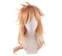 Peluca De Cosplay De Anime Douma, Pelucas De Pelo Largo Rubio, Juego De Roles De Fiesta De Disfraces De Halloween