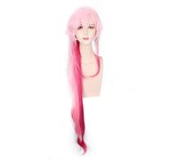 Peluca de cosplay de anime Guilty Crown Yuzuriha Inori, pelucas sintéticas para fiesta de cosplay de Halloween