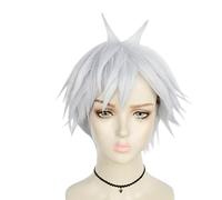 Peluca de cosplay de anime Jujutsus Kaisens Gojo Satoru para Halloween, fiesta, carnaval, vida nocturna, conciertos, bodas