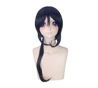 Peluca de cosplay de anime K Yatogami Kuroh, pelucas sintéticas para fiesta de cosplay de Halloween