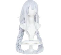 Peluca De Cosplay De Anime Para Mujer Para Azur Lane MNF Le Malin Pelucas De Cola De Caballo Largas Y Rectas Fiesta De Halloween