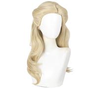 Peluca De Cosplay De Anime Para Wicked Glinda Flax Gold Hair Fiesta De Juego De Roles De Halloween
