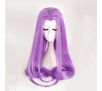 Peluca de cosplay de anime, peluca Fate Grand Order Rider, peluca larga morada, con gorro gratuito, para fiestas, uso diario, Halloween, cosplay