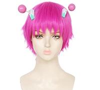 Peluca de cosplay de anime Saiki Kusuo para Halloween, fiestas, carnaval, vida nocturna, conciertos, bodas