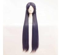Peluca de cosplay de anime, Sarazanmai Sara Azuma Wig,Purple Blue Mixed Long Straight Wig,with Free Wig Cap,for Christmas Carnival Party Halloween Cosplay Wig