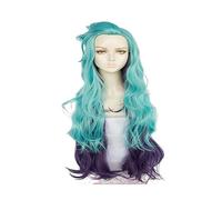 Peluca de cosplay de anime Seraphine Blue para Halloween, fiestas, carnaval, vida nocturna, conciertos, bodas