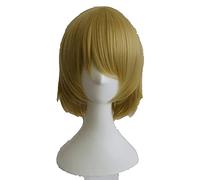 Peluca de cosplay de anime, vida amorosa!LoveLive Koizumi Hanayo corto color mixto resistente al calor Cosplay peluca de disfraz+traza+peluca gorra