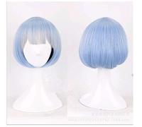 Peluca de cosplay de color azul rosa Rem o Ram Cosplay pelucas cero comienzo vida en otro mundo disfraz juego disfraces de Halloween 584 2 adultos