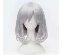 Peluca de cosplay de Howl's Moving Castle Sophie Hatter, peluca sintética, con gorro de peluca gratis, para fiestas, uso diario, Halloween, cosplay (tamaño: estilo 1)