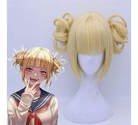 Peluca de Cosplay de Mi Héroe Academia de Himiko Toga Cosplay Peluca resistente al calor sintético Anime Boku sin héroe Academia Cosplay Peluca Halloween
