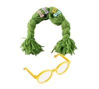 Peluca de Cosplay - Diversión de disfraces y gafas, accesorios de ropa para mascotas, cómodo uso con un diseño lindo | Traje ideal para un evén