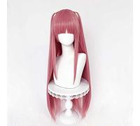 Peluca de cosplay, Gotoubun no Hanayome Nino Nakano, peluca larga rosa, con gorro de peluca libre, disfraz de Halloween, para fiesta de Navidad, talla única, como espectáculo