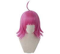 Peluca de Cosplay Love Live! Tennouji Rina Cosplay Wig,Rose Red Short Wig,with Free Wig Cap,Halloween Costume Cosplay,for Christmas Carnival party