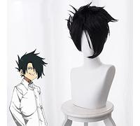 Peluca De Cosplay The Promised Neverland Ray 30Cm Shorty Recta Resistente Al Calor Pelo Sintético Anime Disfraz Fiesta Pelucas Black Ray