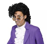 Peluca De Disfraz De Rockero Morado Para Adultos