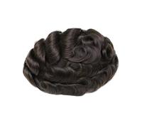 Peluca de encaje de 6 pulgadas for hombres, cabello humano, peluca masculina, sistema de reemplazo de cabello con encaje frontal suizo, unidad de 8x10