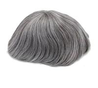 Peluca de encaje francés completo para hombre, 100 % cabello humano, color negro, marrón, rubio, sistema de repuesto para hombre, 6 x 9#130# color 1B65