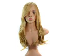 Peluca de Encaje Peluca de onda larga degradada for mujer, peluca ondulada rizada de 70 cm adecuada for uso diario en fiestas Pelucas Para Mujer