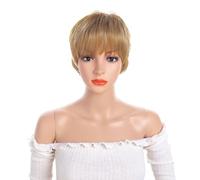 Peluca de Encaje Pelucas creativas for mujer Pelucas cortas ligeramente rizadas Alambre rizado de alta temperatura Adecuado for viajes diarios y fiestas Pelucas Para Mujer