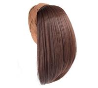 Peluca de fibra sintética natural con peine y diadema para uso diario, resistente al calor, extensión de pelo para peinado, pelucas y diadema