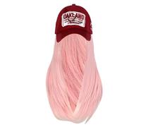 Peluca de fibra sintética suave ajustable para mujer, con pelo largo y liso, accesorios para peinado