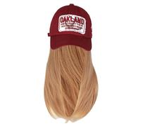 Peluca de fibra sintética suave ajustable para mujer, con pelo largo y liso, accesorios para peinado
