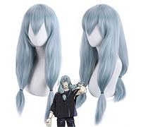 Peluca de Halloween a la moda para fiesta de Navidad, peluca de cosplay con maldición de regreso al lago real, peluca gruesa de anime