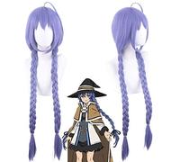 Peluca de Halloween para fiesta de Navidad, cosplay, peluca de reencarnación desempleada, Loki Simig Ludia Greirat, 100 cm