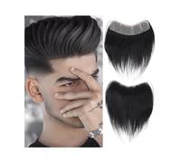 Peluca De Hombre, Peluquín Sintético For, Frontal Estilo V, Base Piel Fina, Postizos Naturales For Hombres, Sistema Reemplazo Cabello, Prótesis Capilar For Hair Pieces Replacement(3cm x16cm)