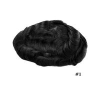 Peluca de hombre Tupé for hombres Cabello humano de encaje completo transpirable Postizo for hombres Base de encaje francés Sistema de reemplazo de cabello 30 mm Prótesis de cabello masculino ondulado