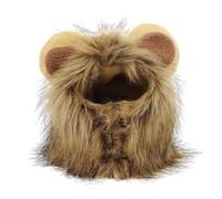 Peluca de Melena de león para Mascotas - Sombrero Divertido para Perros pequeños | Peluca de Cosplay para Mascotas con de león Artificial para Gatos Viste a tu Mascota como un león Fuerte, Ideal