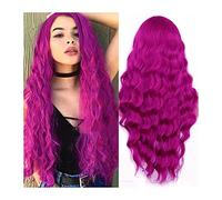 Peluca De Moda Larga Ondulada Peluca De Mujer Peluca Colorida Peluca De Disfraz De Cosplay Peluca Larga Natural Ondulada Suelta Peluca Sintética Pelo Resistente Al Calor Pelucas Grises Para Mujeres