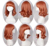 Peluca de moda para Halloween, fiesta de Navidad, peluca Lolita, peluca universal, larga, rizada, recta, pelo corto, multicolor, PL-166