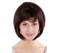 Peluca de Mujer Caoba Braun Mecha Bob Longbob Raya Corto 49023
