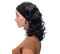 Peluca de Mujer Chumbe Voluminoso Rizos Marrón Oscuro BRO-704-3