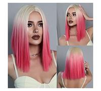 Peluca De Mujer Peluca corta Peluca rubia for mujer Peluca de pelo sintético de fiesta diaria con fibra resistente al calor Pelucas Elegantes Para Mujeres(SZ5042-2)