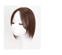 Peluca De Mujer Pieza de peluca Cabeza femenina de pieza de parche de cabello Cubierta de cabello blanco Cabello real Cabello real Esponjoso Aumentar el volumen del cabello Pieza de peluca Pelucas Ele