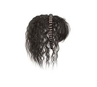 Peluca de mujer Simulación de cabello Flequillo Peluca Pieza Frente Banda para el cabello Flequillo Una peluca Relleno de cabeza Cubierta para el cabello Cabello blanco Pelucas para niñas Pelucas si