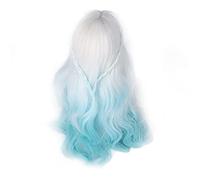 Peluca de Muñeca Articulada de 1/3 Bola, Reemplazo de Muñeca de Peluca, Peluca de Muñeca, Seda Suave de Alta Temperatura, Cabello Largo y Rizado, Simulación de Cuero Cabelludo,